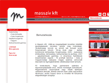 Tablet Screenshot of masszivzsalu.hu